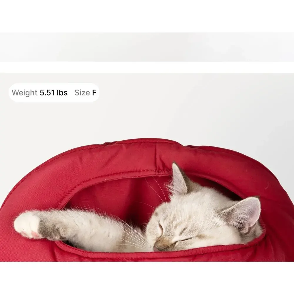 NIB BuddyArmor Sense-Security Dog/Cat Sleeping Bag Burgundy Medium